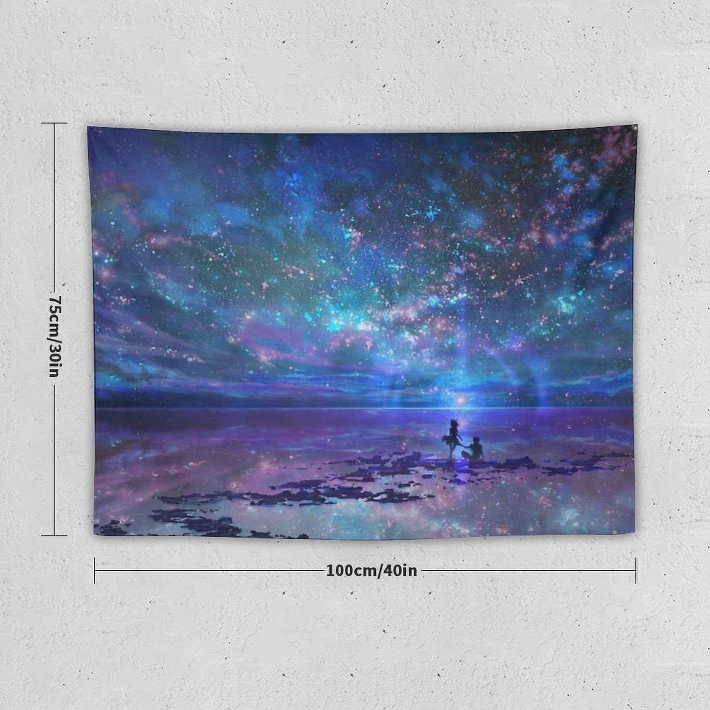 Ocean, Stars, Sky, And You Tapestry