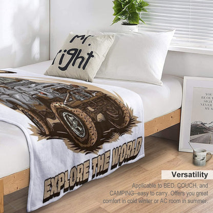 Toyota Land Cruiser FJ45 Pickup Throw Blanket