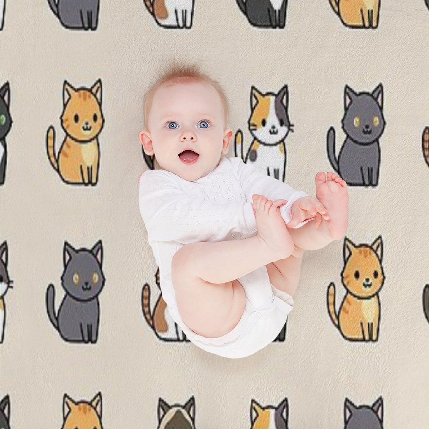 Cute Cats Throw Blanket