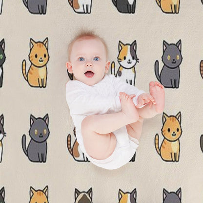 Cute Cats Throw Blanket
