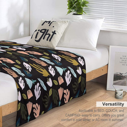 Night Garden - Inspired by Matisse Throw Blanket