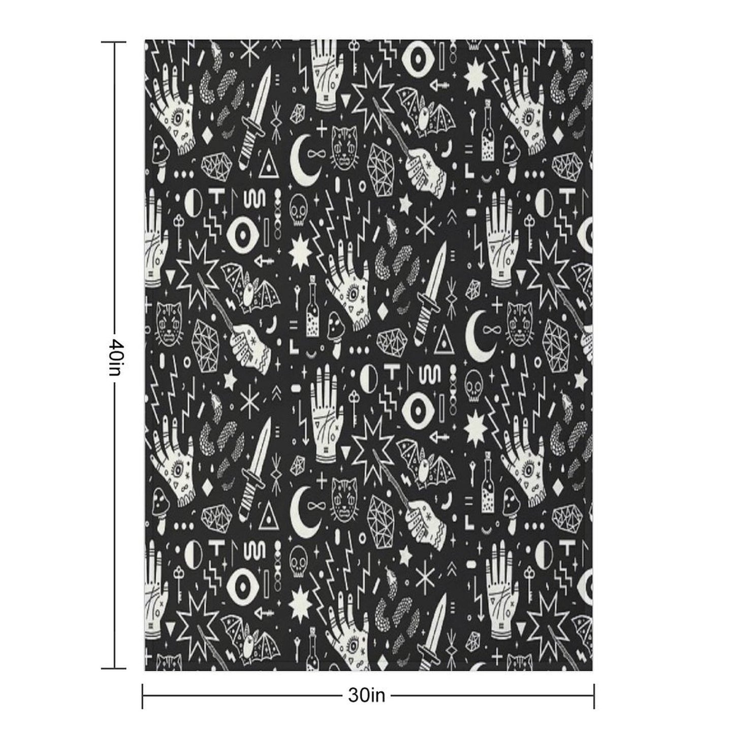 Witchcraft Throw Blanket