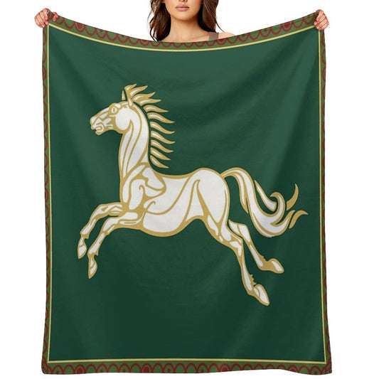 Banner of Rohan Throw Blanket