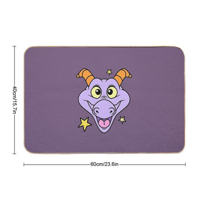 Figment with Stars  Odorless Bath Mat