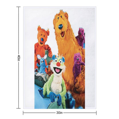 Bear in The Big Blue House Throw Blanket