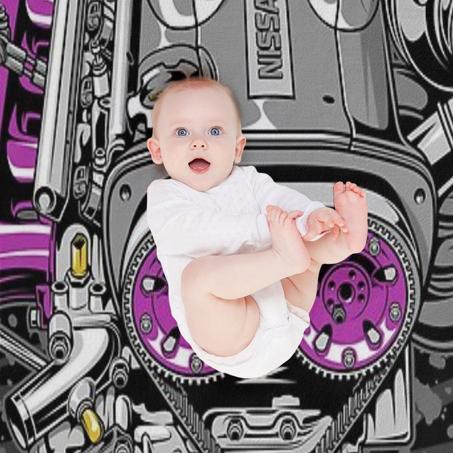 Nissan RB26 Engine Throw Blanket