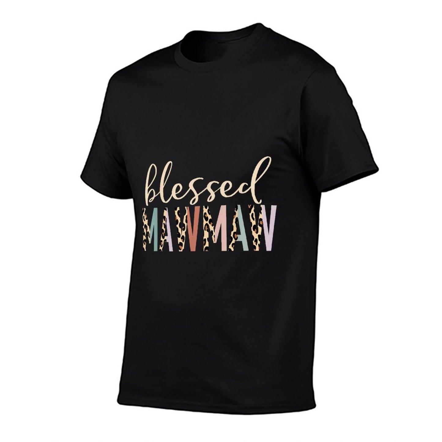 Blessed Mawmaw Cute Leopard Print T-Shirt