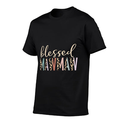 Blessed Mawmaw Cute Leopard Print T-Shirt