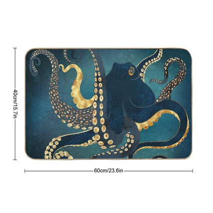 Metallic Octopus IV Bath Mat