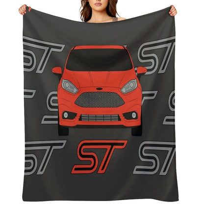 Fiesta ST Throw Blanket