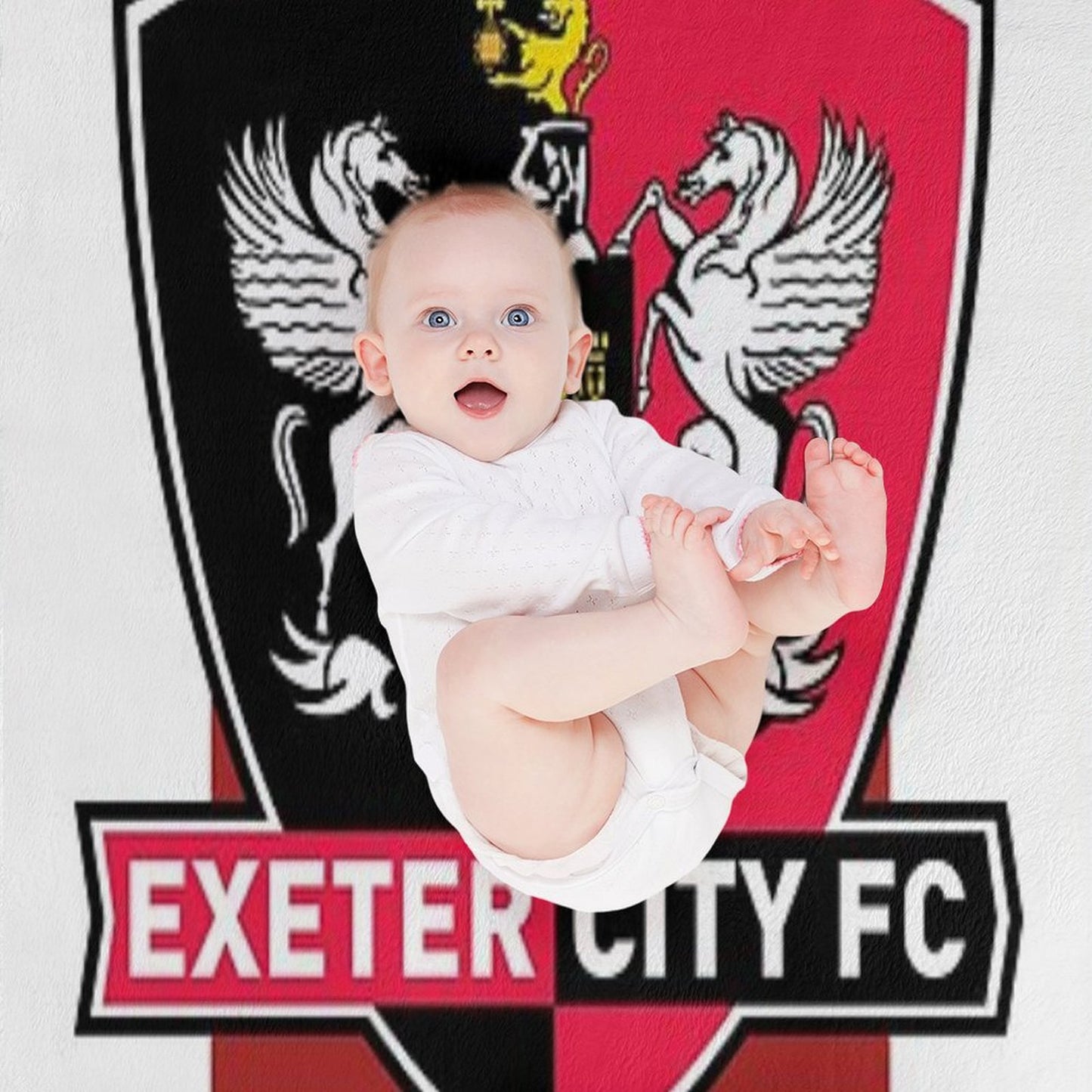 Exeter City FC Throw Blanket