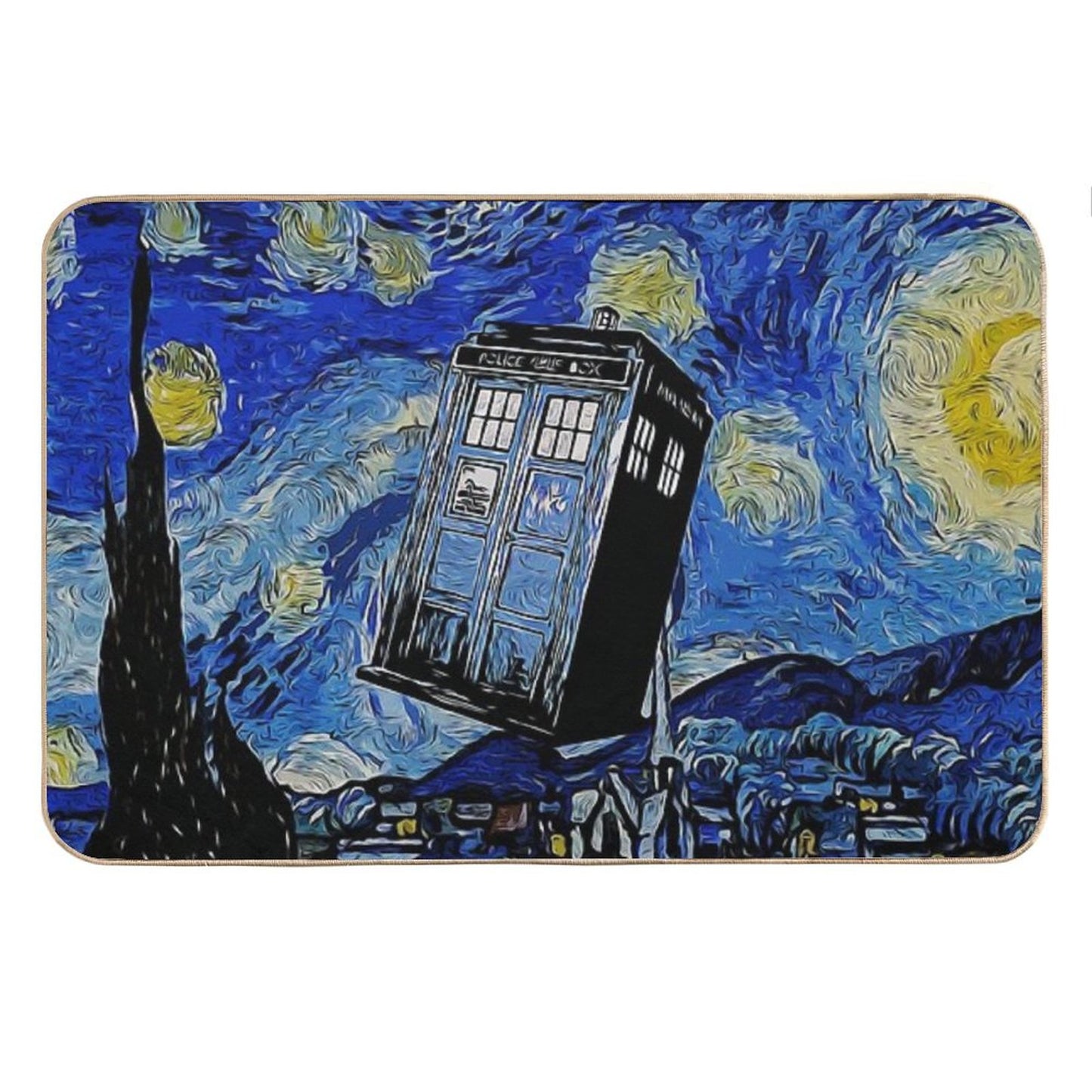 Van in Time Bath Mat