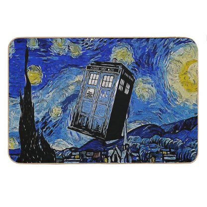 Van in Time Bath Mat
