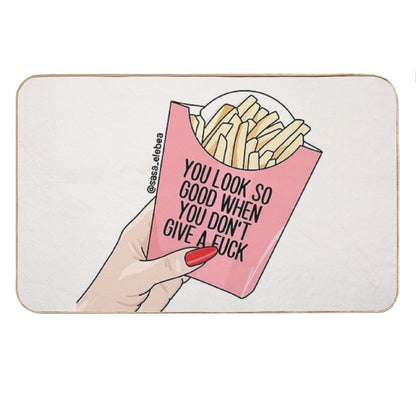 You Look So Good by Sasa Elebea Bath Mat