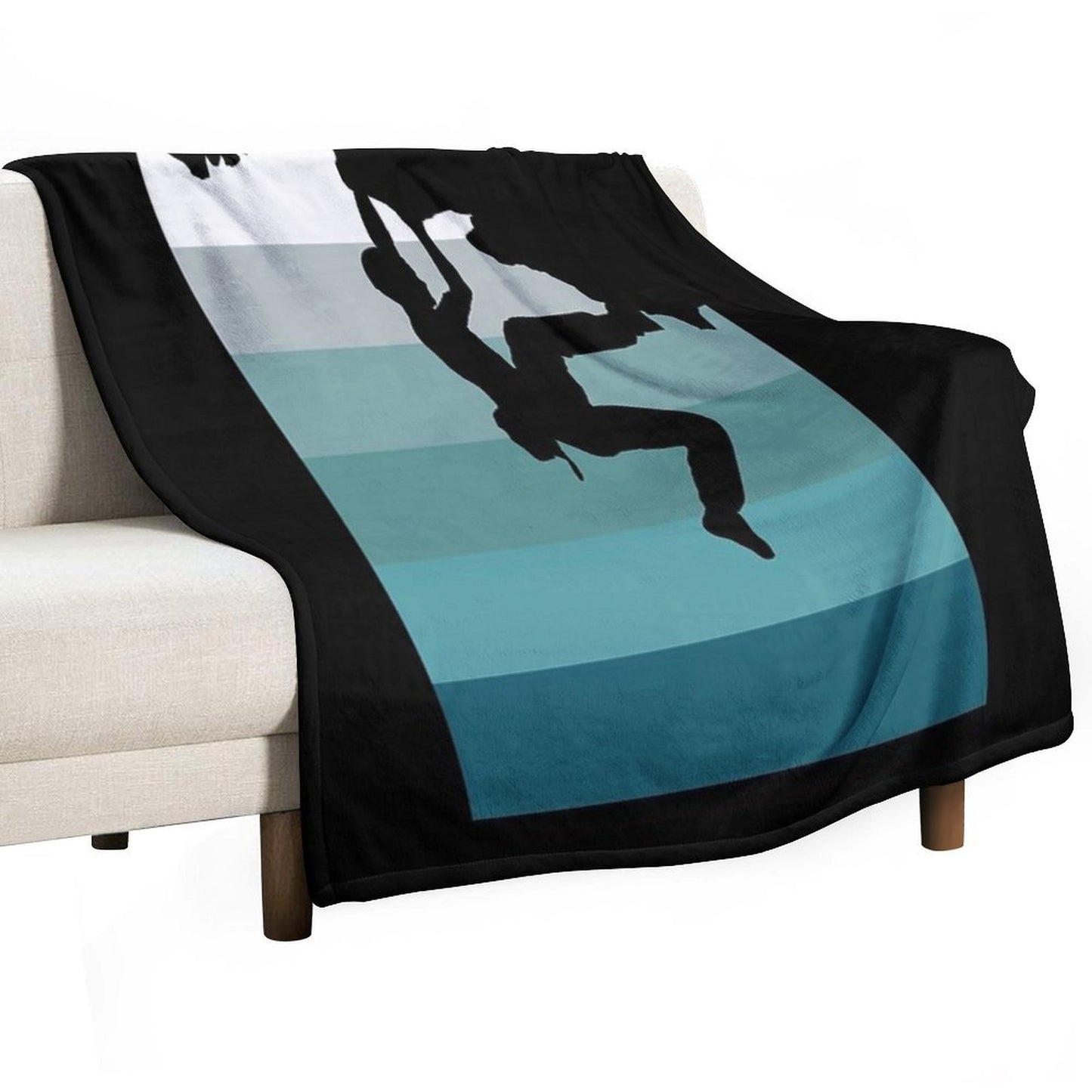 Climbing Bouldering Throw Blanket