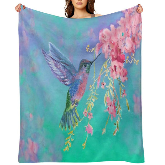 Live A Colorful Life Throw Blanket