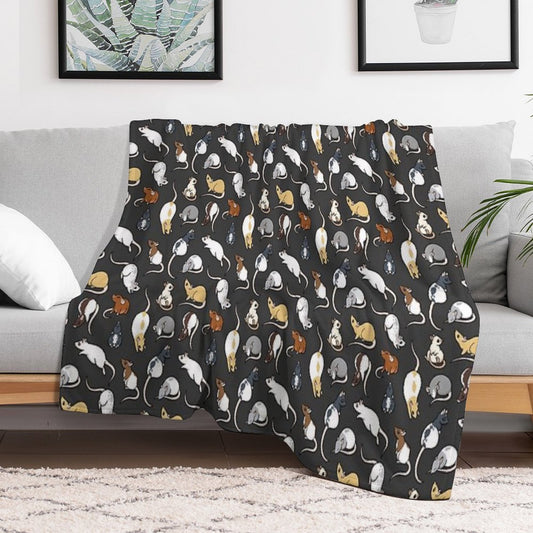 Rats Throw Blanket