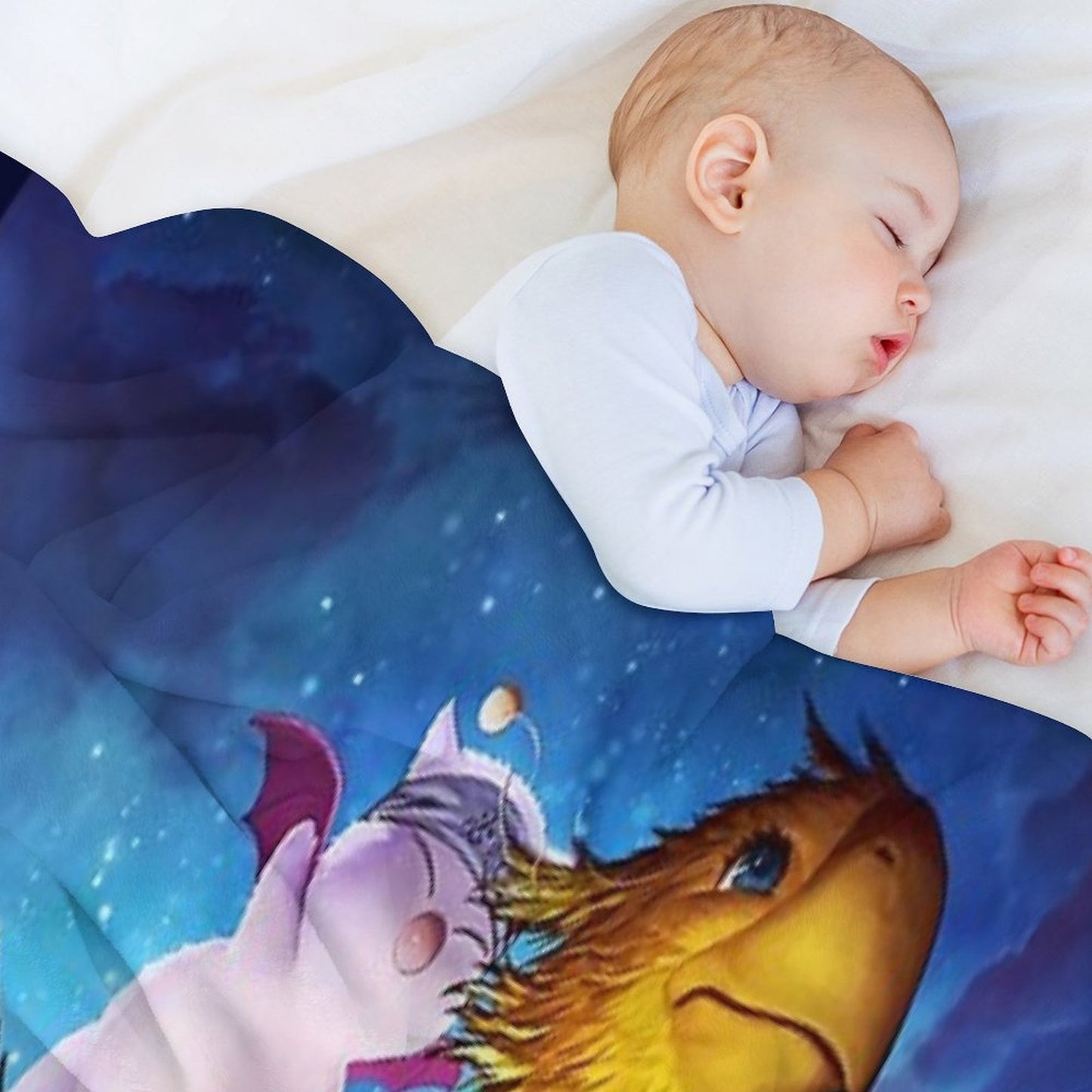 Chocobo & Mogry Throw Blanket