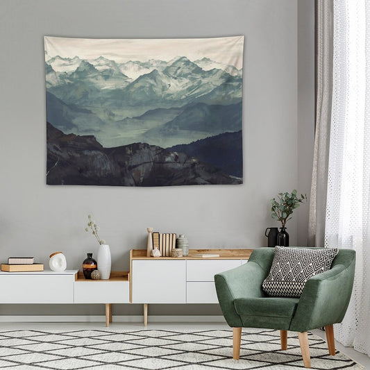 Mountain Fog Tapestry