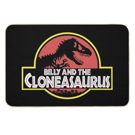 Billy And The Cloneasaurus Bath Mat