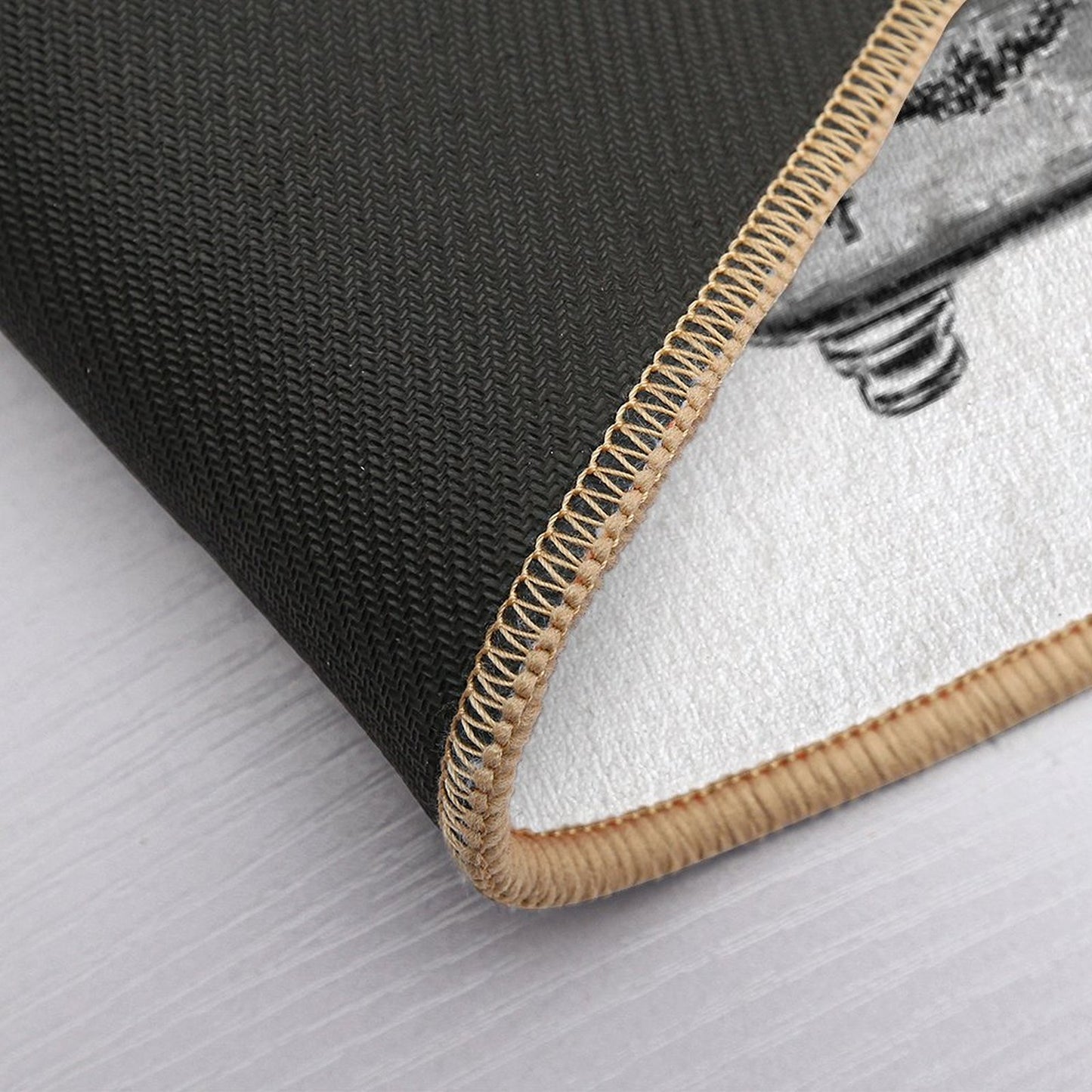 Tentacles in The Tub  Octopus in Bath  Vintage Octopus  Black And White Bath Mat