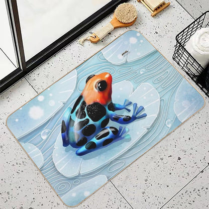 Poison Dart Frog  Rapid-Drying Bath Mat