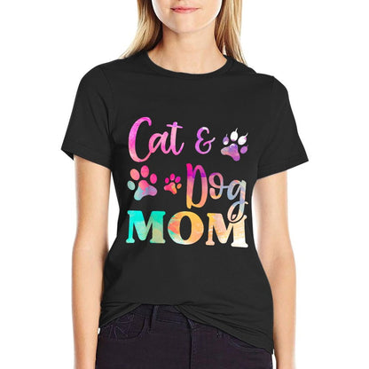 Pet Cat Dog Mom Shirt For Women, Mothers Day T-Shirt