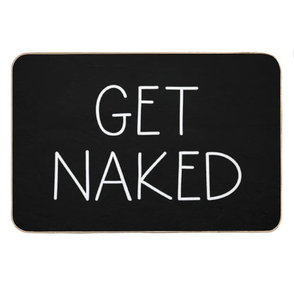 Get Naked Black Bath Mat