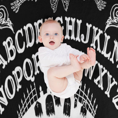 Angel of Death Witch Board Throw Blanket