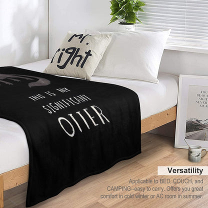 Significant Otter Throw Blanket