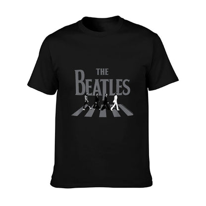 The Beatles - Abbey Road Greyscale Album Cover  Vintage-inspired T-Shirt