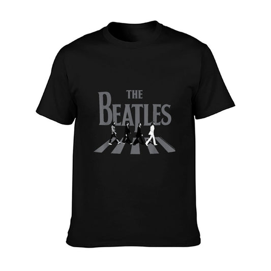 The Beatles - Abbey Road Greyscale Album Cover  Vintage-inspired T-Shirt