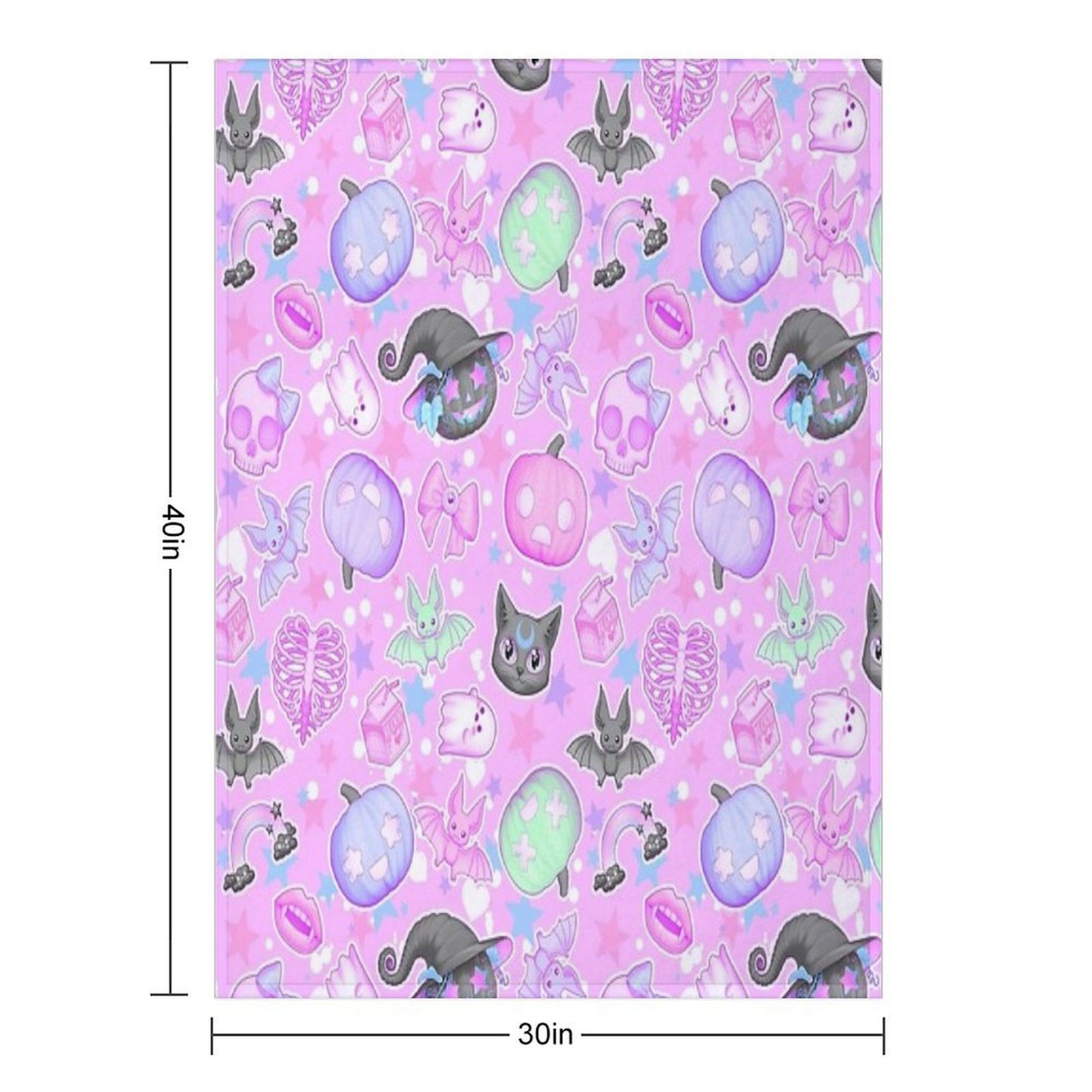 Halloween All Year Throw Blanket