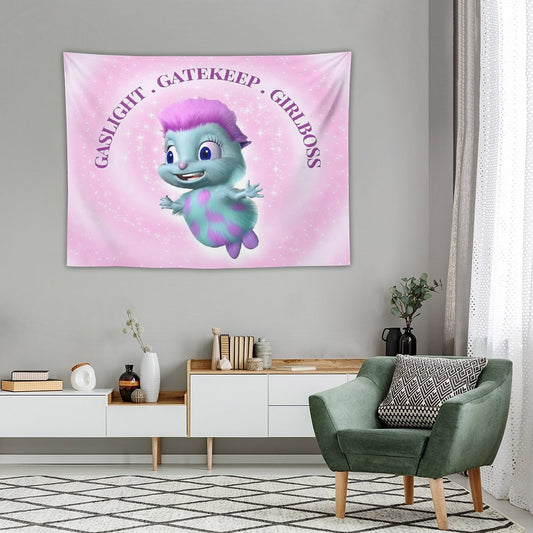 Bibble's Beliefs Gaslight Gatekeep Girlboss Tapestry