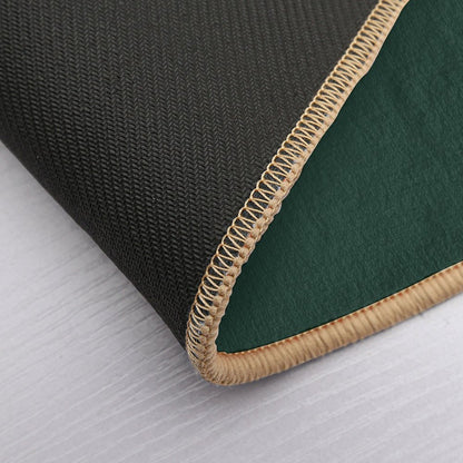 Forest Green Solid Color Bath Mat
