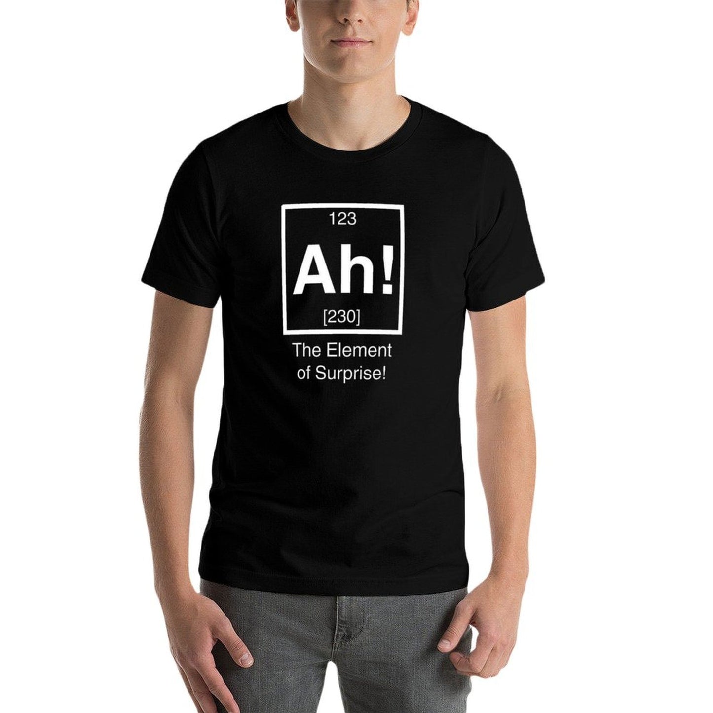 Ah! The Element of Surprise!  Easy-care T-Shirt
