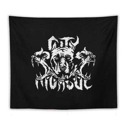 Three Hell's Dogs Tapestry