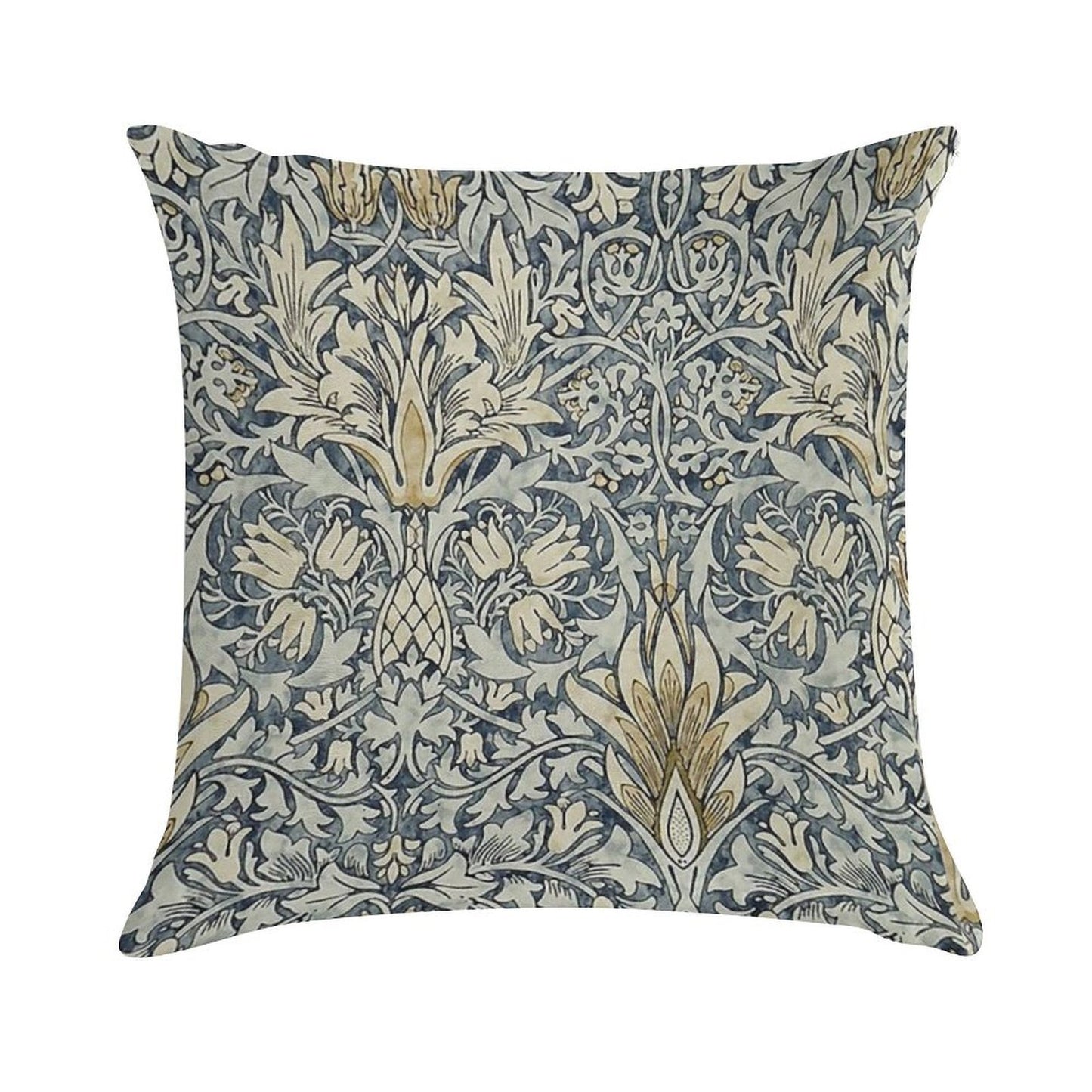 William Morris Snakeshead Pattern Soft Hidden Zipper Throw Pillow