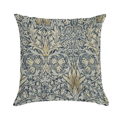 William Morris Snakeshead Pattern Soft Hidden Zipper Throw Pillow