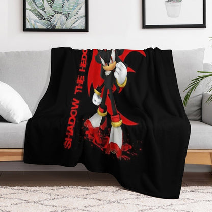 Shadow The Hedgehog Throw Blanket