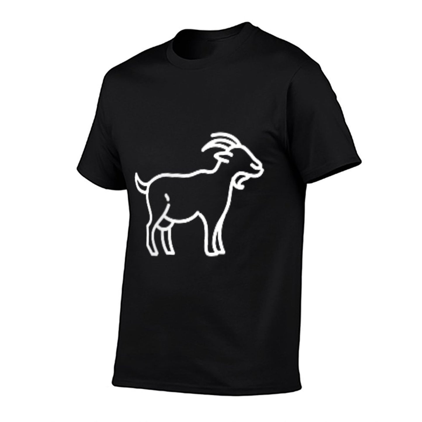 The Pocket Patch Badge Apparel Co. Goat Animal Badge Patch Line Art Icon Outline Gift T-Shirt