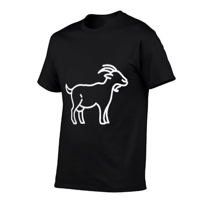The Pocket Patch Badge Apparel Co. Goat Animal Badge Patch Line Art Icon Outline Gift T-Shirt