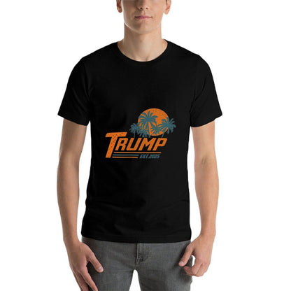 Funny Trump Retro Vintage (2 Side) Trump Merchandise  Soft T-Shirt