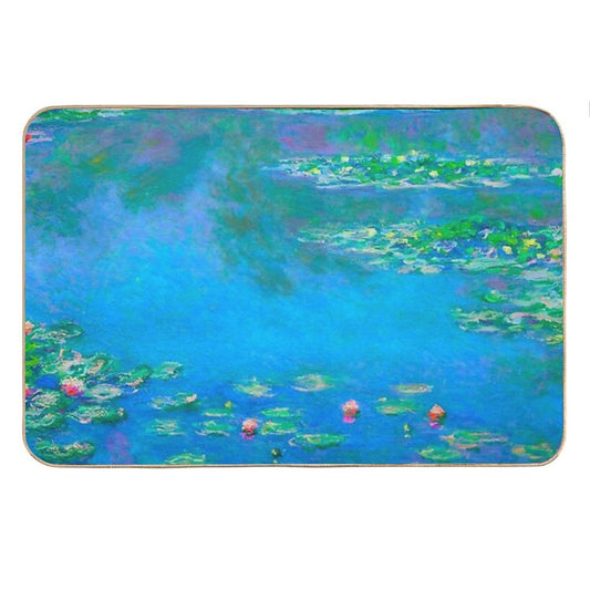 Claude Monet - Water Lilies,blue Water Lilies ,No.2, Bath Mat