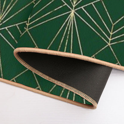 Art Deco in Emerald Green Bath Mat