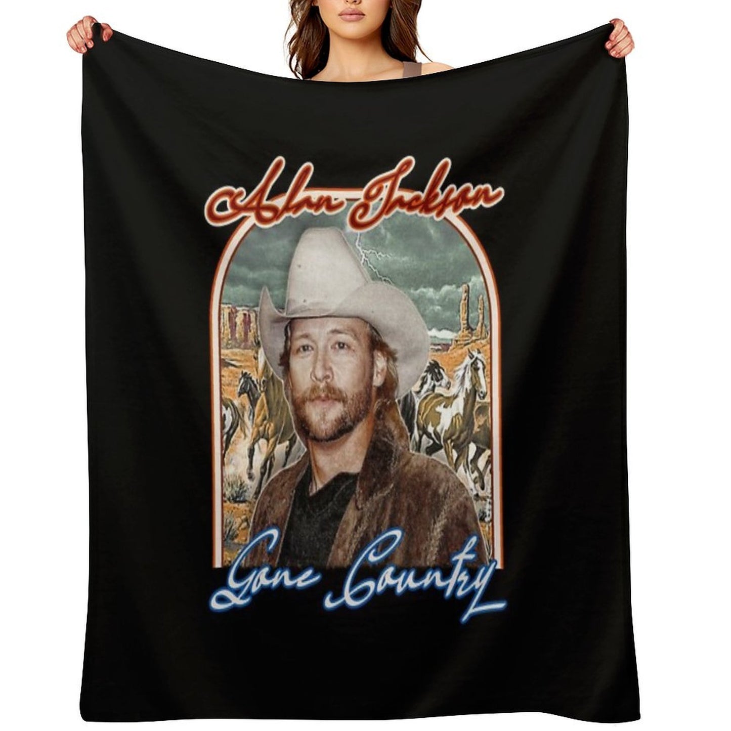 Alan Jackson Throw Blanket