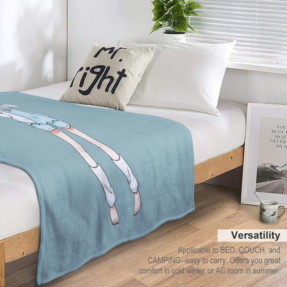 Anime Kawaii Girl Throw Blanket