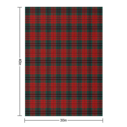 Clan Nicolson Tartan Throw Blanket