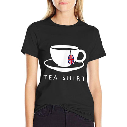 I Love English Tea UK Flag T-Shirt
