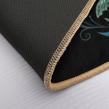 Lime Hawk Moths Night Bath Mat
